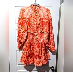 Zimmermann Lyre printed minidress